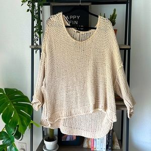 FREE PEOPLE oversized knit sweater